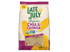 Late July Chia & Quinoa Tortilla Chips 9/10.1oz, 514566