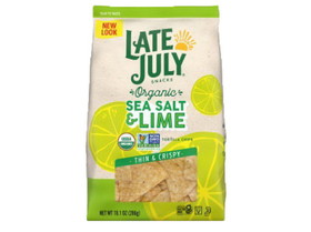 Late July Sea Salt & Lime Tortilla Chips 9/10.1oz, 514568
