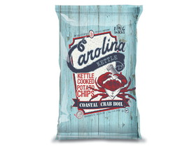 Carolina Kettle Coastal Crab Boil Kettle Cooked Potato Chips 14/5oz, 514701