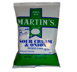 Martin's 527364 Sour Cream & Onion Waffle Chips 30/1oz