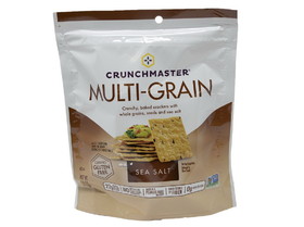 Crunchmaster Multi-Grain Crackers, Sea Salt 12/4oz, 531801