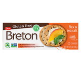Breton GF Flax with Sea Salt Crackers 6/4.76oz, 532714