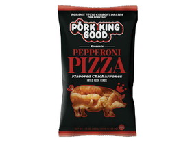 Pork King Good Pepperoni Pizza Flavored Pork Rinds 12/1.75oz, 536417