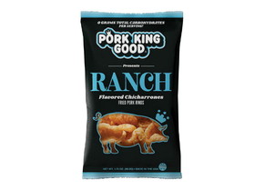 Pork King Good Ranch Flavored Pork Rinds 12/1.75oz, 536420