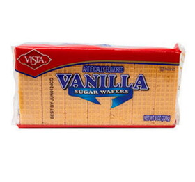 Vista Vanilla Sugar Wafers 12/8oz, 554117