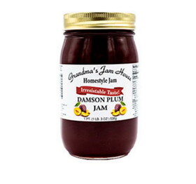 Grandma's Jam House Damson Plum Jam 12/16oz, 570304