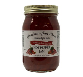 Grandma's Jam House Homestyle Hot Pepper Jam 12/16oz, 570358