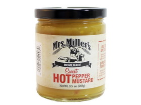 Mrs. Miller's Hot Pepper Mustard 12/9.5oz, 571309