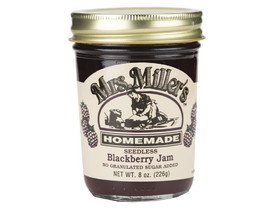 Mrs. Miller's No Sugar Seedless Blackberry Jam 12/8oz, 571504