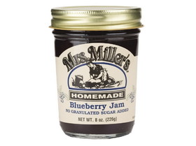 Mrs. Miller's No Sugar Blueberry Jam 12/8oz, 571506