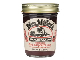 Mrs. Miller's No Sugar Seedless Red Raspberry Jam 12/8oz, 571518