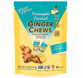Prince Of Peace Pineapple Coconut Ginger Chews 12/4oz, 602288
