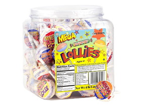 Smarties Mega Lollies, Wrapped 60ct, 624160