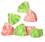 Albanese Gummi Watermelon Slices 4/4.5lb, 628069, Price/case