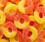 Albanese Peach Gummi Rings 4/4.5lb, 628077, Price/case