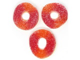 Sunrise Gummy Peach Rings 6/5lb, 629018