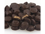 Mini Dark Chocolate Flavored Peanut Butter Cups 10lb, 640115