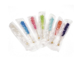 Dryden & Palmer Assorted Rock Candy On A Stick, Wrapped 120ct, 693105