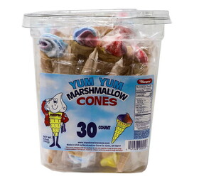 Marpro Marshmallow Cones Tub 30ct, 699215