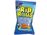 The Foreign Candy Blue Raspberry Rip Rolls® 24ct, 699490