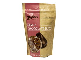 Wilbur Mixed Milk & Semisweet Chocolate Buds 24/1lb, 749228