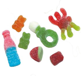 Vidal Sour Gummi Mix 6/4.4lb, 754158