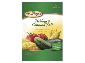 Mrs. Wages Pickling & Canning Salt 6/3lb, 804105