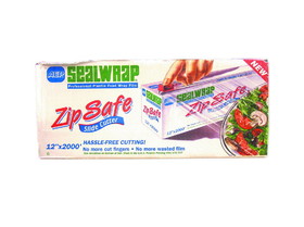 Vintage ZipSafe Plastic Food Wrap 12&quot;X2000&#39;, 814300