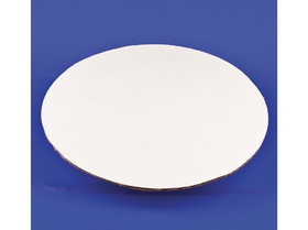 Southern Champion 10&quot; Untreated White Corrugated Circle 250ct, 817108