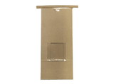 HBC Packaging 1lb Bag w/Tin Tie & Window 100ct, 820053
