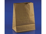 DURO BAG MFG 1/8 Brown Paper Bags 50lb, 10.5x6.5x14 500ct, 836199