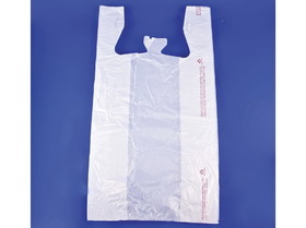 Elkay Plastics Plain White T-Shirt Sacks 12x7x22 1000ct, 836214