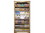 Homestead Heirlooms Wooden Shelf Display 3'x6'x13" 1ea, 896100, Price/Each
