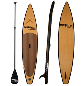 Dunn Rite SUP4 Natural Wood  Stand Up Inflatable Paddle Board
