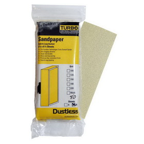 Dustless 54402 Sandpaper 80 Grit 25 Pack