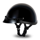 Daytona Helmets 1006A Smokey W/ Snaps- Hi-Gloss Black