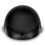 Daytona Helmets 1006B Smokey W/ Snaps- Dull Black