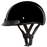 Daytona Helmets CD1-A D.O.T. Daytona Skull Cap Jr.-  Hi-Gloss Black