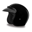 Daytona Helmets CDC1-A D.O.T. Daytona Cruiser Jr.- Hi-Gloss Black
