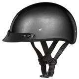 Daytona Helmets D1-GM D.O.T. Daytona Skull Cap- Gun Metal Grey Metallic