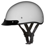 Daytona Helmets D1-PW D.O.T. Daytona Skull Cap- Pearl White