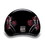 Daytona Helmets D6-BRO D.O.T. Daytona Skull Cap- W/ Barbed Roses