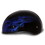 Daytona Helmets D6-SFB D.O.T. Daytona Skull Cap- W/ Skull Flames Blue