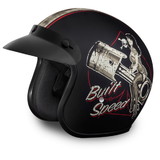 Daytona Helmets DC6-BFS D.O.T. Daytona Cruiser- W/ Built For Speed