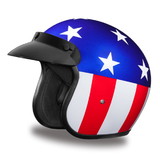 Daytona Helmets DC6-CA D.O.T. Daytona Cruiser- W/ Captain America