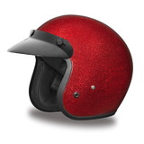 Daytona Helmets DC7-RD D.O.T. Daytona Cruiser- Red Metal Flake