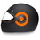 Daytona Helmets R1-O D.O.T. Daytona Retro- Dull Black W/Orange Accents