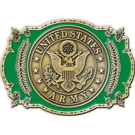 Eagle Emblems B0101 Buckle-Army Symbol (3-1/8")