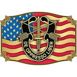 Eagle Emblems B0108 Buckle-Army, Spec.Forces (3-1/4