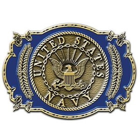 Eagle Emblems B0121 Buckle-Usn Logo (3-1/8")